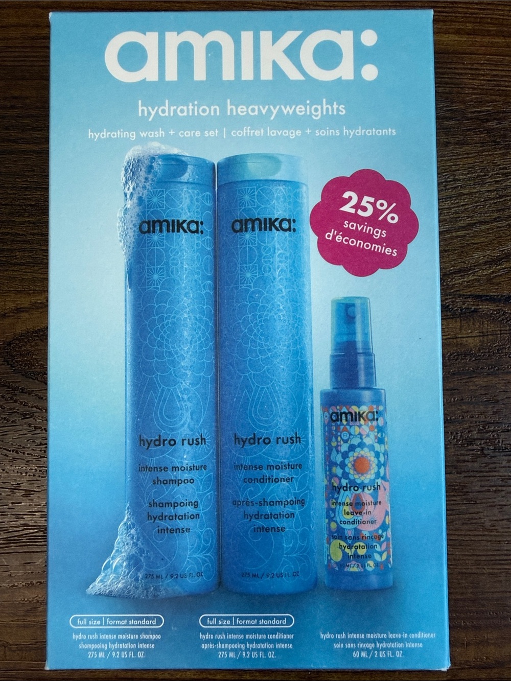AMIKA Hydro Rush Hydration Heavyweights NEW AND UNOPENED